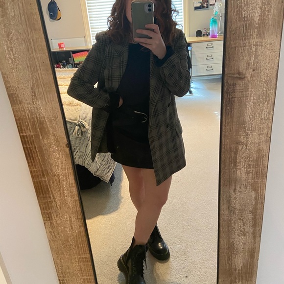 Free People Ashby Blazer in Black Combo - Picture 11 of 11